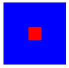 Красный квадрат на PHP